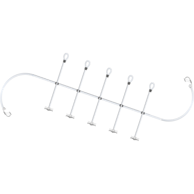 Segelspinne, L=3000mm, &Oslash;8mm - C0708280 72dpi - C0708280