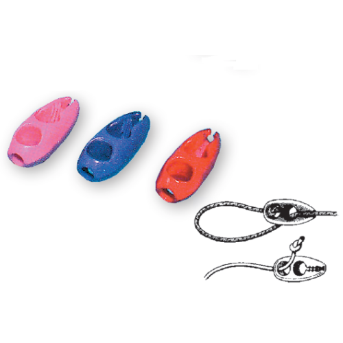 Kunststoff Klemme F&uuml;r Gummiseil &Oslash;5mm, Rosa - C2505015 - C2505015