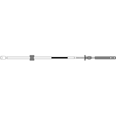 Seastar Kabel Cc205 9' (2.74m) Omc Turbo Jet-Throttle - Cc20509 72dpi - CC20509