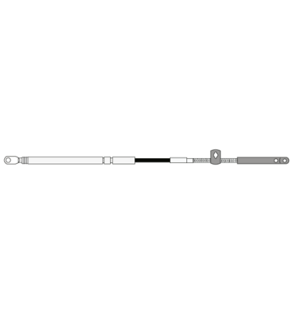 Fernbedienzug 'Xtreme' CCX189 f&uuml;r Mercury Gen 2