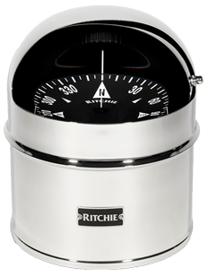 Ritchie Kompass 'Globemaster D-615-P', 12/24/32v, Aufbau, &Oslash;152,4mm/2 Of 5&deg;, Niro (Motor) - D 615 p - 9067395