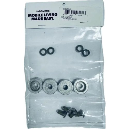Seastar Jack Plate Aluminium Anode Kit (4x Button &Oslash;24mm, H=11mm, + Schrauben) - Dk4850 1 - DK4850