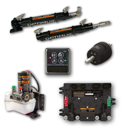 Optimus EPS Innenborder und Z-Antriebe f&uuml;r 1 Motor & 1 Steuerstand