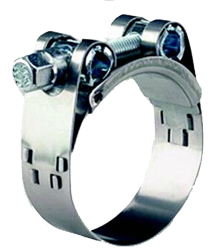 Niro Schlauchklemme Mit Bolzen, 68-73mm, Breite 24mm, Dicke 1,5mm (Lieferung Pro St&uuml;ck) - Fa2612 72dpi - FA2612