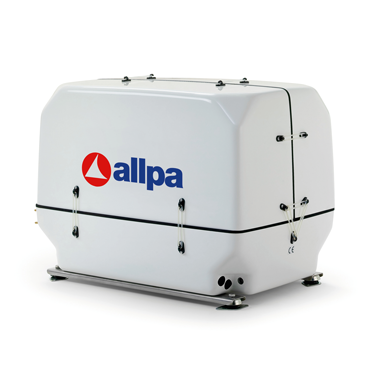 allpa Stromerzeuger in Schallhaube, variable Drehzahl 2000-3000 Umdr./min.