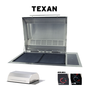 Kenyon Texan 2 Grillplatten Ext 220v 2 X 1500w; Intelliken Touch - Gp 497060 - 497061