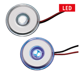 LED Orientierungsleuchte, Wei&szlig; / Blau
