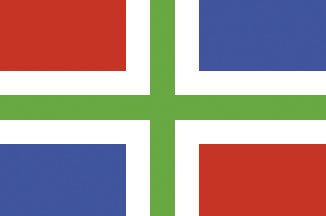 Groningen Flagge 20x30cm - Gr2030 72dpi - GR2030