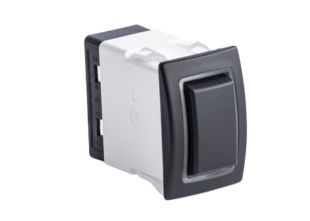 Sierra Wasserdichter (Ip68) Halo Dauerleuchtender Schalter; Led Blau, Spst, On-Off - Halo schakelaar 72dpi - 64RK40610B