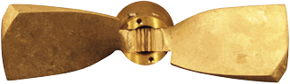 Radice 2-Blatt Bronzener Faltpropeller Für Saildrive, 16"X13", Rechts (Selva) - K1613sdr 72dpi - K1613SDR