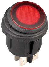 Wasserdichter Schalter (Ip65) Mit Led-Indikator, 3-Polig, On-Off - L061011901 72dpi - L061011901
