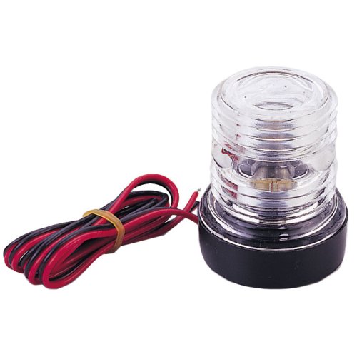 Ankerlampe, 12v/8w, 360&deg;, Schwarzes Kunststoffgeh&auml;use, Klare Linse - L4400106 72dpi - L4400106