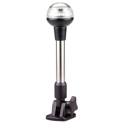 Led Navigations Stablaterne, 12v, 360&deg;, Led 12x 5&oslash;, Schwarzes Kunststoffgeh&auml;use, Klare Linse - L4400326 72dpi - L4400326