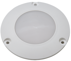 Kunststoff Led-Deckenleuchte, &Oslash;106,7mm, Einbau, 12v/2w, Led 5x 5&oslash;, Warm White, Ip67 - L4400607 72dpi - L4400607