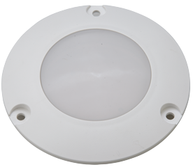 Kunststoff Led-Deckenleuchte, &Oslash;106,7mm, Einbau, 12v/2w, Led 5x 5&oslash;, Warm White, Ip67 - L4400607 72dpi - L4400607