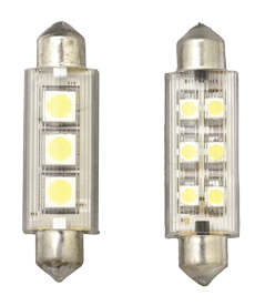 Led-Soffittenlampe, 12v, 0,5w, 42x12mm, Lichtfarbe: Warm White - L8000009 72dpi - L8000009
