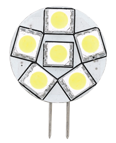 Allpa G4 Led-Ersatzlampe, Seitlich, Ø23mm, 6x0,3w (1,8w)/10-30v, Warm White - L8000014 72dpi - L8000014