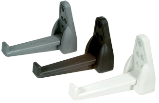 Klappbare Kunststoff-Fu&szlig;st&uuml;tzen Mast Step, Max. 140kg, Schwarz - M001 - M001