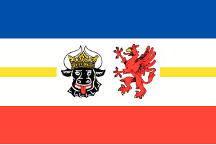 Mecklenburg-Vorpommern Flagge 20x30cm - Mv2030 72dpi - MV2030