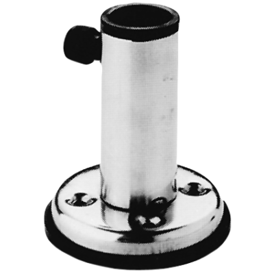 Niro Flaggenstockhalter mit Fu&szlig; 90&deg;, Innenma&szlig; &Oslash;22mm - N2100140 72dpi - N2100140