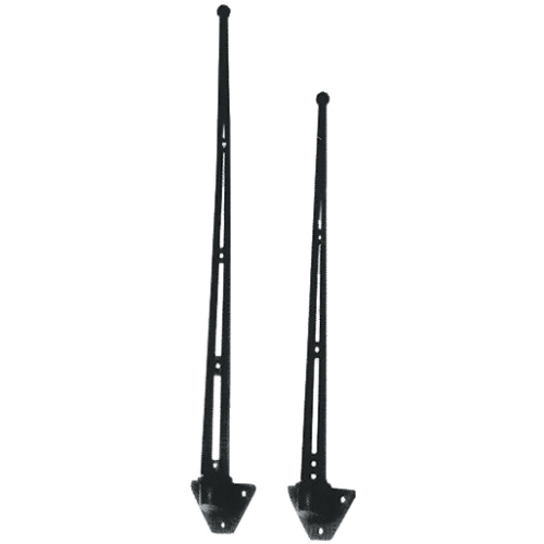 Kunststoff Flaggenstock, L=350mm, Mit Geradem Fu&szlig;, F&uuml;r Schlauchboote, Satz 6 St&uuml;ck - N2140031 72dpi - N2140031