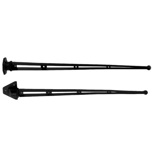 Kunststoff Flaggenstock, L=350mm, Mit 90&deg; Fu&szlig;, F&uuml;r Schlauchboote, Satz 6 St&uuml;ck - N2140031 - N2140027