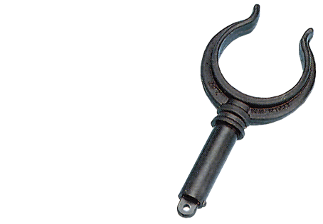 Kunststoff Ruderdolle, &Oslash;56mm, Schwarz - N7679 72dpi - N7679