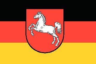 Niedersachsen Flagge 20x30cm - Nie2030 72dpi - NIE2030
