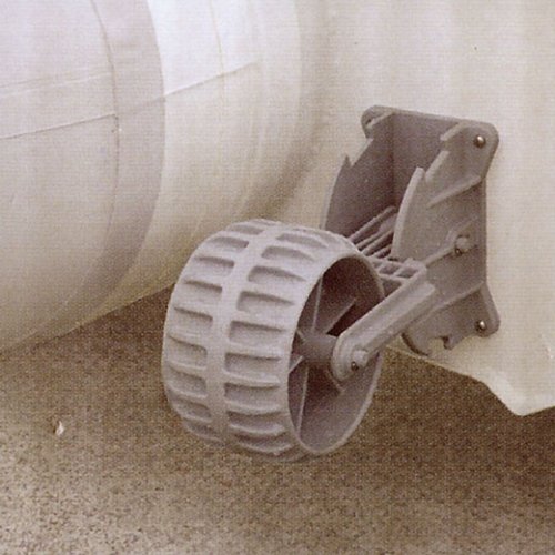 Kunststoff Transportr&auml;dersatz F&uuml;r Schlauchboot, Max. 100kg (Klappbar) - O0836034 02 72dpi - O0836034