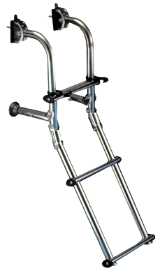 Niro Badeleiter, Aufklappbar, 3-Stufen, L=740mm, B=220mm, Rohr &Oslash;25mm - S1123003 72dpi - S1123003