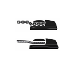 Ankerwinde Horizontal, Modell 'St Tropez', 6mm, 12v, 500w, Ohne Spillkopf - Samen ketting touw ankelier - 72822