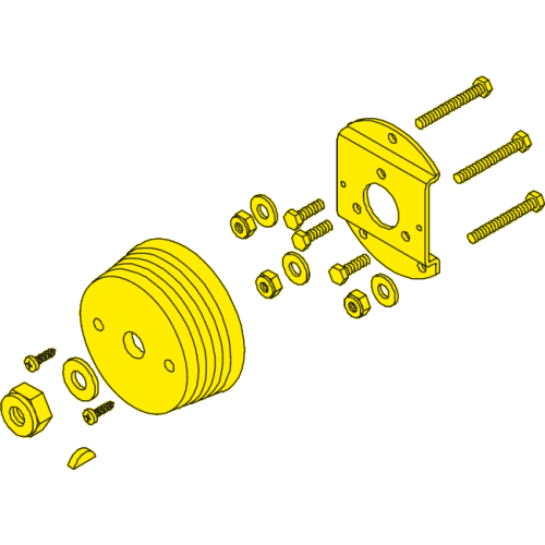 Seastar Montagesatz 90&deg; F&uuml;r Jet Boot - Sb39452 72dpi - SB39452