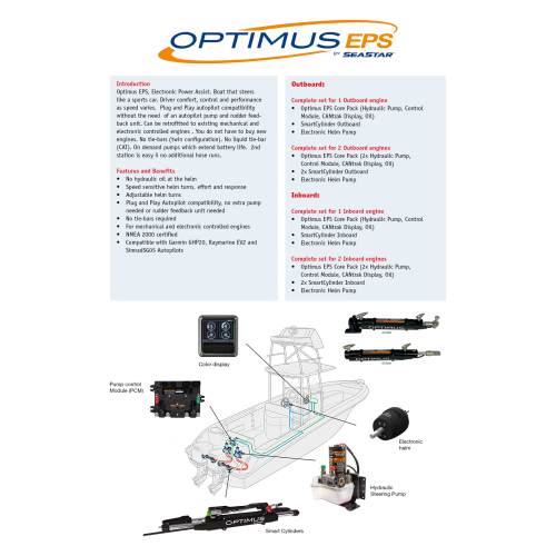 Seastar Set Optimus Eps Outboard Für 2 Motoren & 1 Steuerstand - Setepspag46 1 4 - SETEPS02