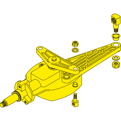 Seastar Steuerkopf 135&deg; Jet Boot Steuerung - Sh5087 72dpi - SH5087