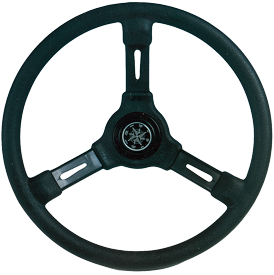 Seastar Safe-T Qc Steuersystem Mit Kabel 30' (9.15m) + Riviera Steuerrad Schwarz - Ss13730 03 - SS13730/R