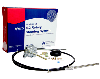 Seastar 'Nfb' (No-Feedback) 4.2 Rotary Steuersystem Mit Kabel 27' (8.23m) - Ss14727 - SS14727