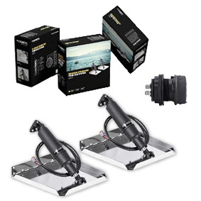 Seastar Satz, 2.25" Schlag 11.5" Optimus Adaptive Aktuator Und Controller, 12"X12" Standardplatten - Tt5105 - TT5105