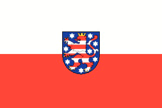 Th&uuml;ringen Flagge 20x30cm - Tu2030 72dpi - TU2030