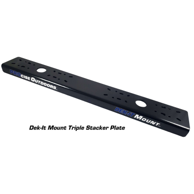 Dek-It Mount Triple Stacker Plate f&uuml;r Stacker Black - V843e1z9 1 - 900491127