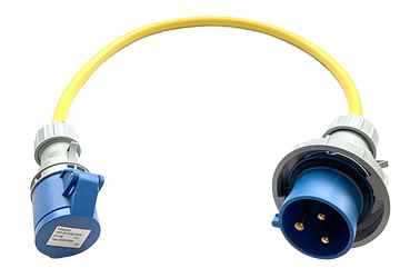Wasserdichter Landstromadapter Verl&auml;ngerung 16-32a - Z2001050 - Z2001050
